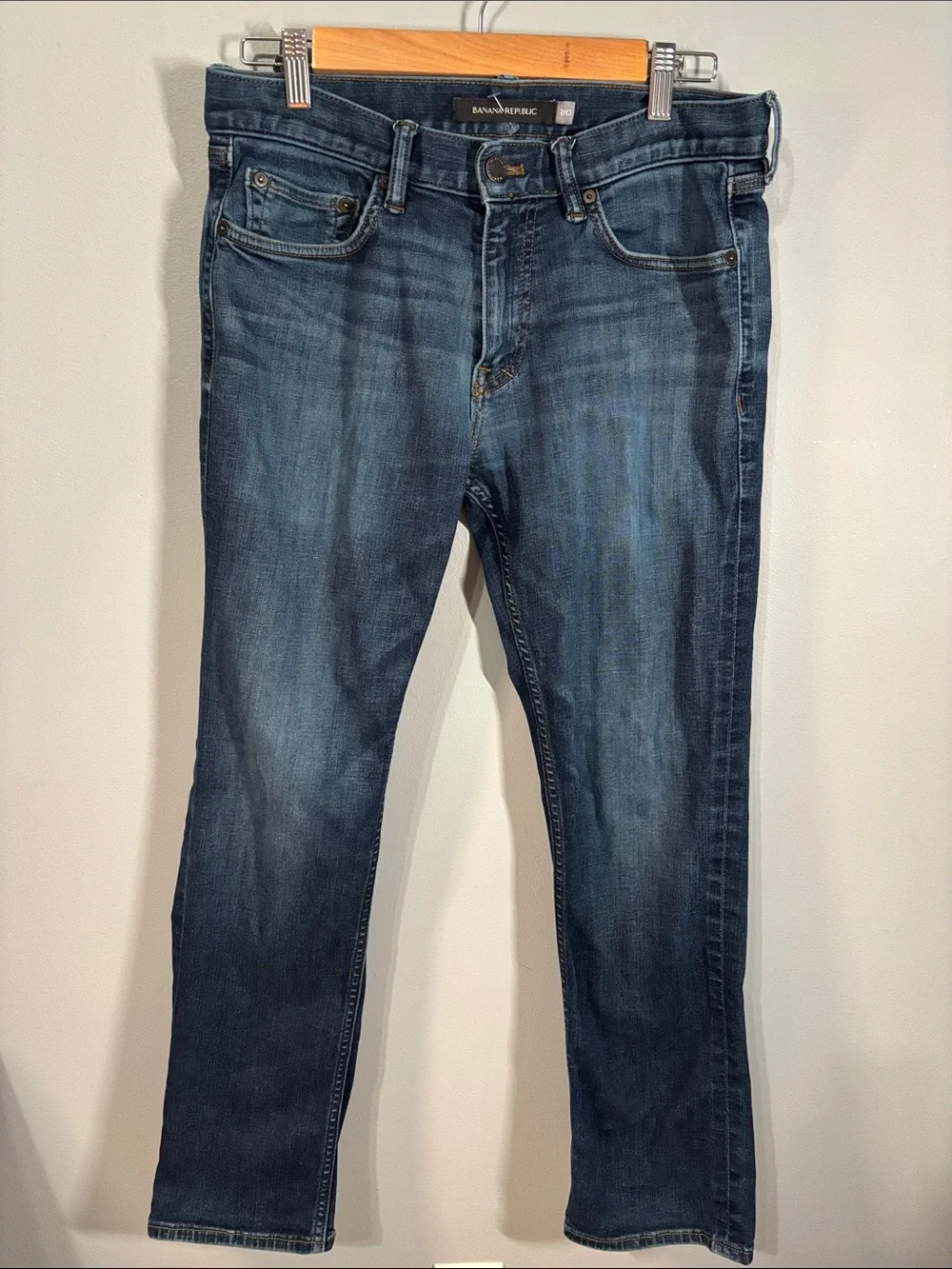 Banana‎ Republic jeans men’s size 32 waist blue slim well worn and comfy
